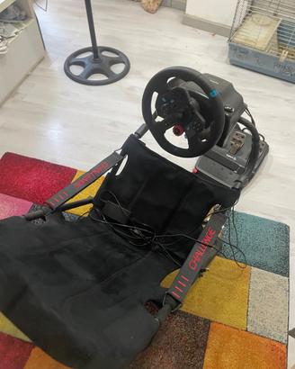 Volante logitech g29 con sedile