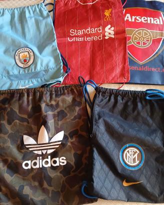 Sacca zaino squadre calcio