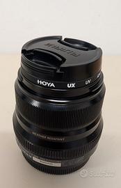Fujifilm XF 23mm f/2 R WR + filtro Hoya UV 43mm