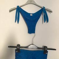 Bikini blu elettrico tg. S