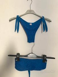 Bikini blu elettrico tg. S