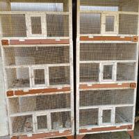 Gabbie artigianali legno