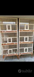 Gabbie artigianali legno