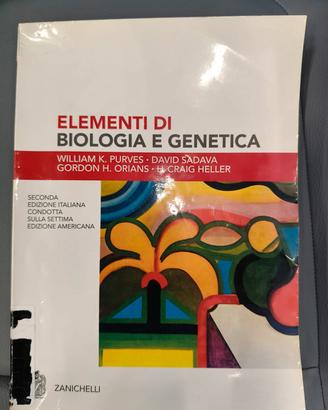 Elementi di Biologia e Genetica Zanichelli 
