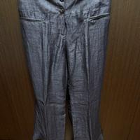 Pantalone di lino Fiorella Rubino Viola