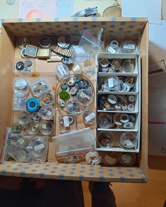 lotto movimenti ricambi x orologi quarzo 