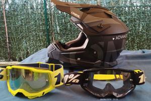 casco moto enduro 