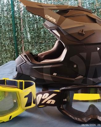casco moto enduro 