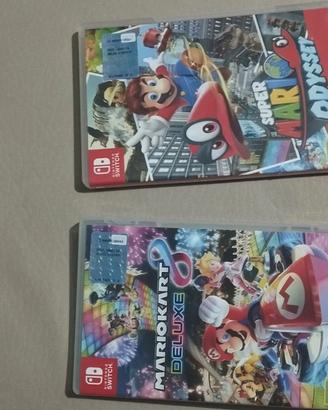 S. Mario Odyssey + Mario Kart 8 Deluxe per Switch