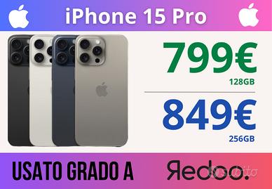 iPhone 15 Pro/ Pro Max Ritiro usato Garan 1 Anno