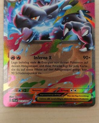 Pokemon mega charizard x ex