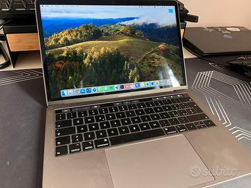 Macbook pro 13’ 2018 4 porte thunderbolt 3