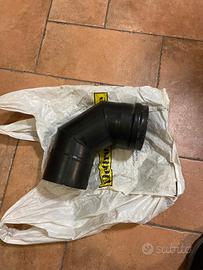 Curva 100 in ferro per stufa