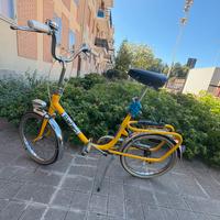 Bici pieghevole vintage Safari gialla