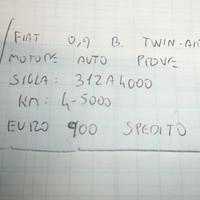 Motore auto prove fiat 0,9 b twin-air