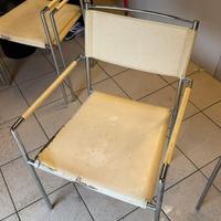 Sedie metallo da restaurare