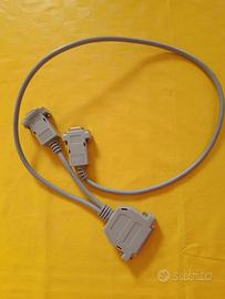 CAVO SERIALE RS-232 - connettori DB9 + DB25