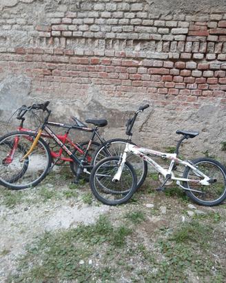 3 bici tutte da sistemare tutte a 40€