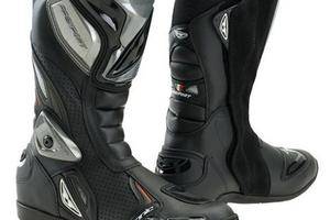 STIVALE PELLE RACING MOTO PREXPORT SONIC NERO