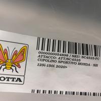 CUPOLINO SPORTIVO FUME CHIARO PER HONDA SH