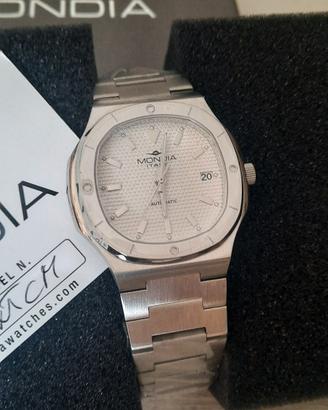 OROLOGIO UOMO AUTOMATICO MONDIA ACCIAIO NUOVO