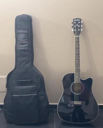 Chitarra Harley Benton D120CE BK