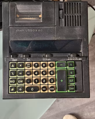 Olivetti Logos 80 calcolatrice scrivente vintage d