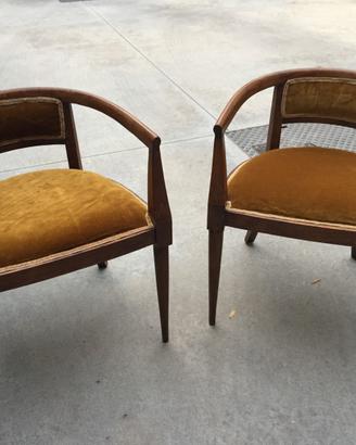 Coppia poltroncine a pozzetto