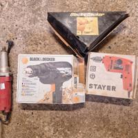 Trapano ,Smerigliatrice assiale , Mola Stayer