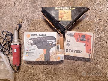 Trapano ,Smerigliatrice assiale , Mola Stayer