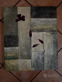 Quadro ricevuto con cornice dipinta prosecuzione