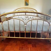 Telaio letto matrimoniale in ottone