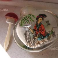 Bottiglietta Snuffe Bottle da Tabacco Vintage