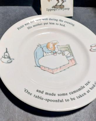 Piattino Wedgwood Peter Rabbit 1993 Bone China