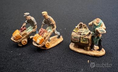 miniature Lavoratori / Scene di strada 3 pezzi