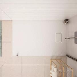 Piatto doccia ultraslim riducibile bianco 120x80cm