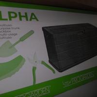 BOX CONTENITORE GIARDINO PORTA ATTREZZI 340 LT NUO