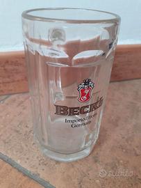 Boccale birra Beck's 0,4l vetro
