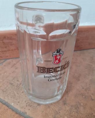 Boccale birra Beck's 0,4l vetro