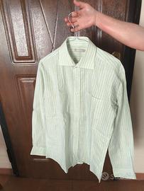 Camicia in cotone manica lunga a righe