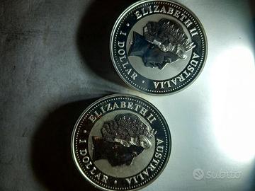 Australia 2001 “Anno del Serpente” in argento