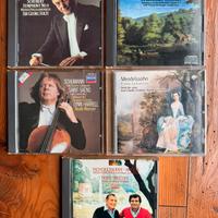 5 CD- Schubert, Mendelssohn, Schumann, Saint-Saëns