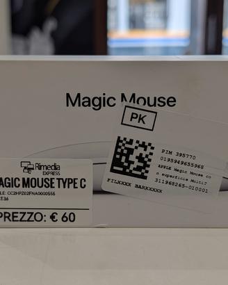 Apple Magic Mouse type c usato garanzia 