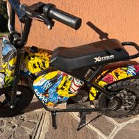 Moto elettrica a 2 velocita per bambini 3+