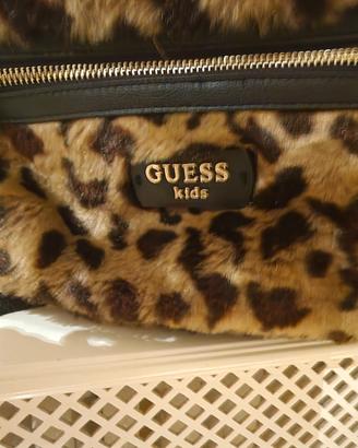 zaino guess pelliccia maculato 