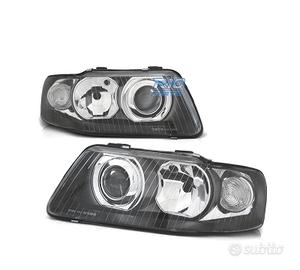 FARI AUDI A3 8L 00-03 LENTE FONDO NERO