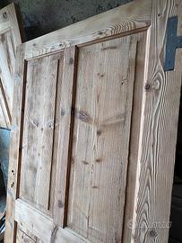 Porte vecchie abete   spazzolate  antiche 90 anni