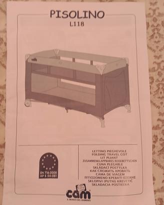 lettino Cam richiudibile 