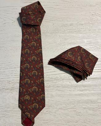 Cravatta Valentino seta vintage