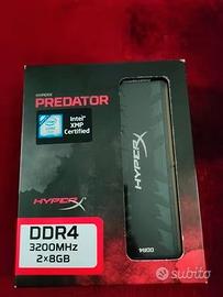 HyperX Predator 16GB (2x8GB) DDR4 3200MHz CL16